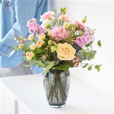 Large Pastel Bouquet in a Vase
